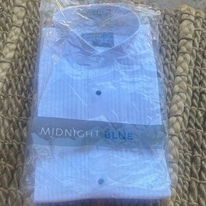 White Tuxedo Shirt for Men